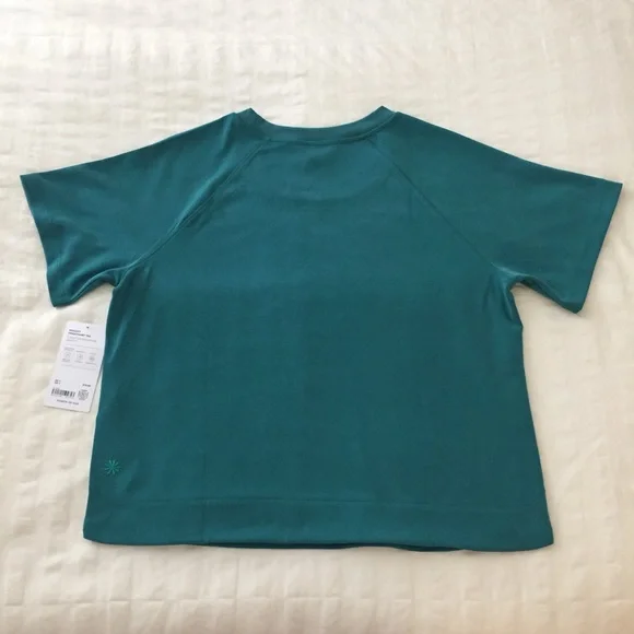 Athleta Green Seasoft Sweatshirt Tee - Picture 9 of 16